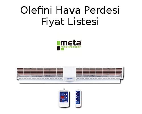 Olefini Hava Perdesi Fiyat